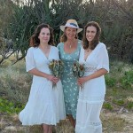 young couple with bronwyn brown gold coast marriage celebrant