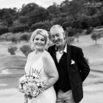 couple on beach getting married