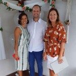 young couple posing for photo with bronwyn brown marriage celebrant